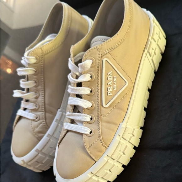 Prada platform sneaker shoes nylon.Authentic from beverly boutique. - Picture 3 of 15